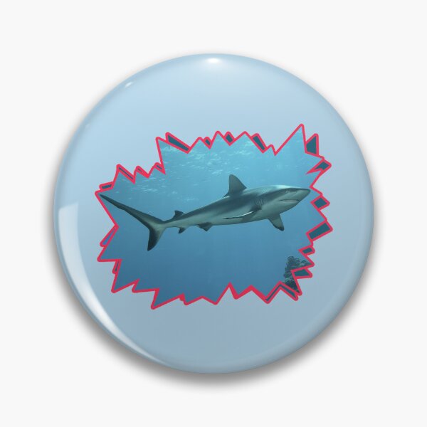 Item preview, Grey Reef Shark Energetic Starburst * Pacific Ocean Art |  designed and sold by Photo & Design Ute Niemann.