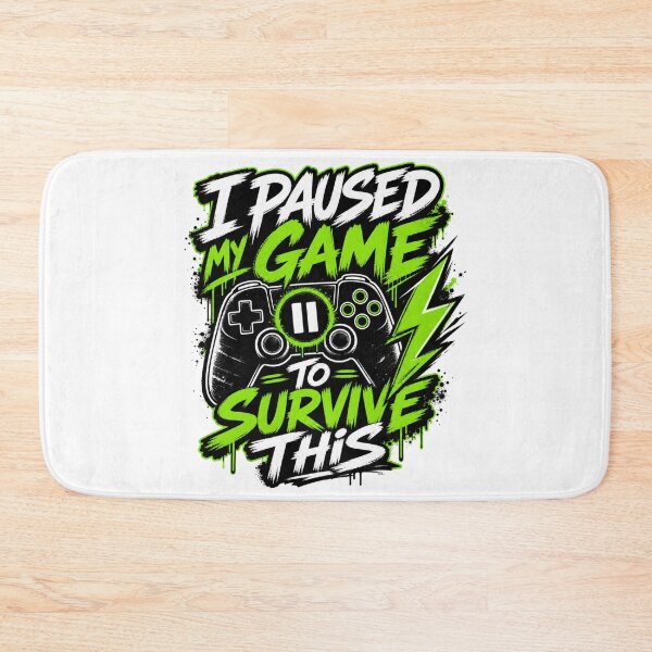Item preview, Paused My Game To Survive This Gamer Graffiti designed and sold by Simon-art-land.