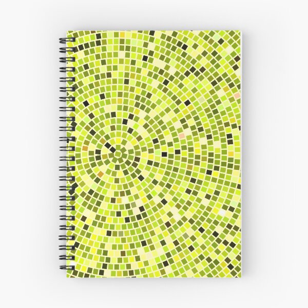 Item preview, Vintage Disco Glam – Concentric Mirror Tile Mosaic | Chartreuse designed and sold by Frohyou.