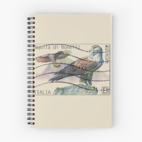 Item preview, Italian Bonelli's Eagle Postage Stamp designed and sold by KMA Home Design.