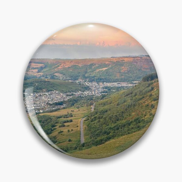 Item preview, Treorchy Sunset Over Cwm Parc in South Wales designed and sold by Violaman.