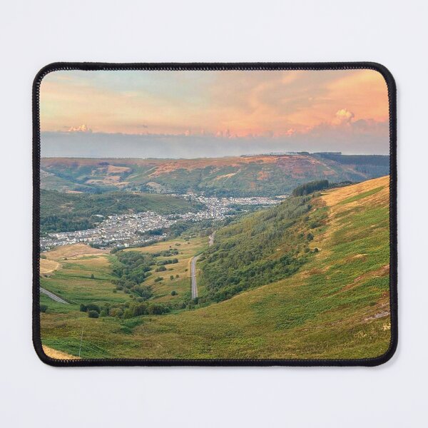 Item preview, Treorchy Sunset Over Cwm Parc in South Wales designed and sold by Violaman.