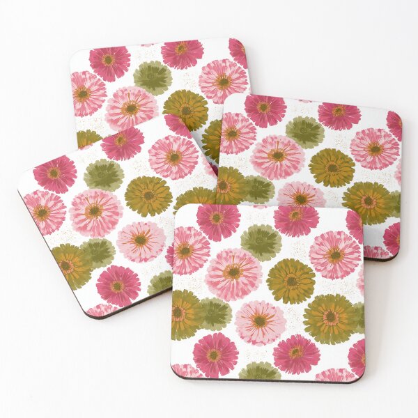 Item preview, Minimalistic Zinnia Flower  - Botanical Garden Pattern - Anniversary Gifts For Wife designed and sold by RoyalStarsPatts.
