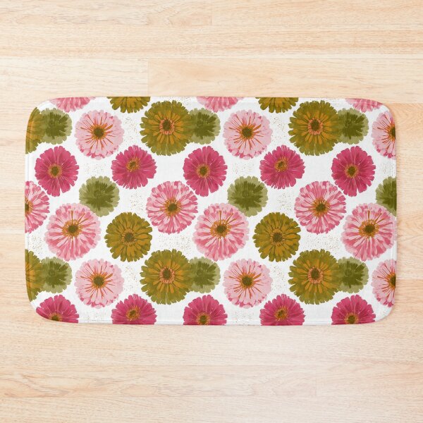 Item preview, Minimalistic Zinnia Flower  - Botanical Garden Pattern - Anniversary Gifts For Wife designed and sold by RoyalStarsPatts.