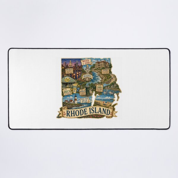Item preview, Rhode Island Ramblin designed and sold by 5PointsDigital.