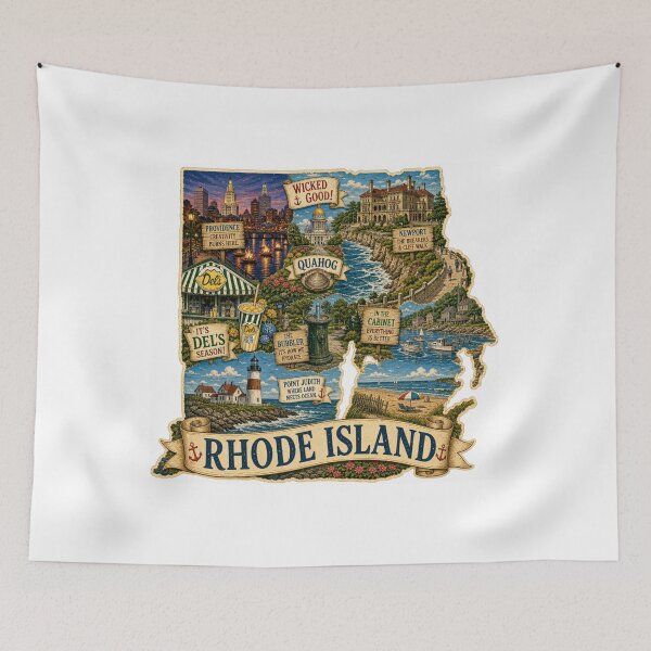 Item preview, Rhode Island Ramblin designed and sold by 5PointsDigital.