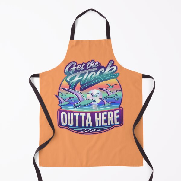 Item preview, Get the Flock Outta Here Seagull Design designed and sold by Stolor.
