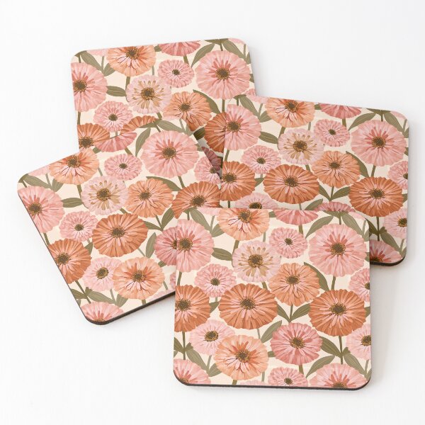 Item preview, Cute Zinnia  - Retro Flower Floral - Baby Shower Gifts designed and sold by RoyalStarsPatts.