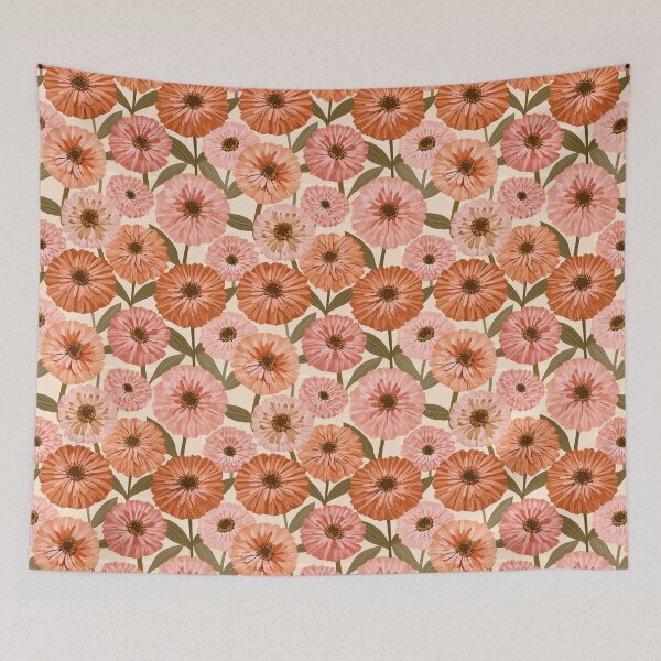 Item preview, Cute Zinnia  - Retro Flower Floral - Baby Shower Gifts designed and sold by RoyalStarsPatts.