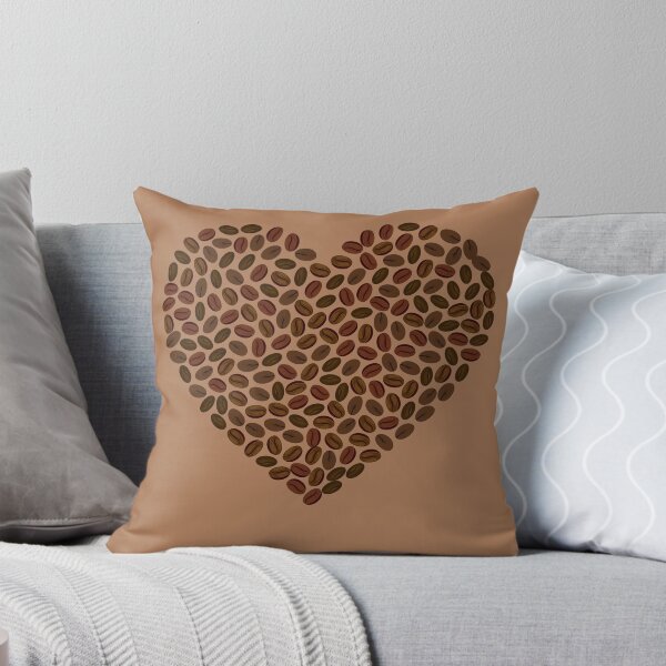 Item preview, Coffee Beans Heart – Cute Coffee Lover Aesthetic Design designed and sold by Rush2Buy.