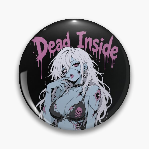 Item preview, Dead Inside Anime Zombie  designed and sold by GhoulishGraphX.