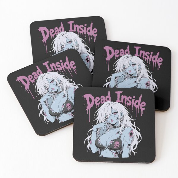 Item preview, Dead Inside Anime Zombie  designed and sold by GhoulishGraphX.