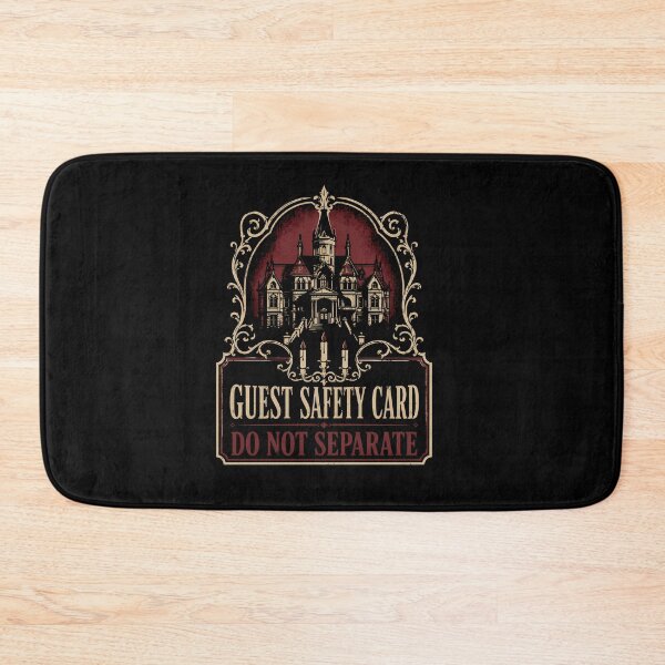 Item preview, Mansion Guest Safety Card designed and sold by agearb.