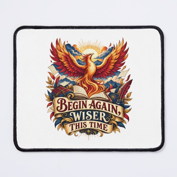 Item preview, Begin Again Wiser This Time designed and sold by Mosslume Studio.