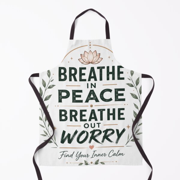 Item preview, Breathe In Peace Breathe Out Worry – Meditation designed and sold by Chirayu1111.