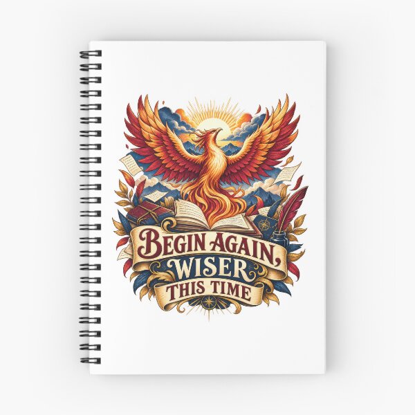 Item preview, Begin Again Wiser This Time designed and sold by Mosslume Studio.
