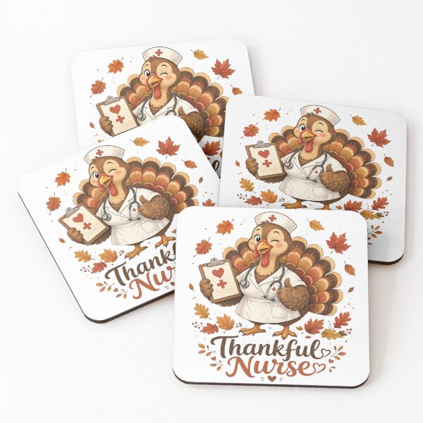 Item preview, Thankful Nurse Turkey Fall Thanksgiving Nursing Life designed and sold by CF_VintageDesign.