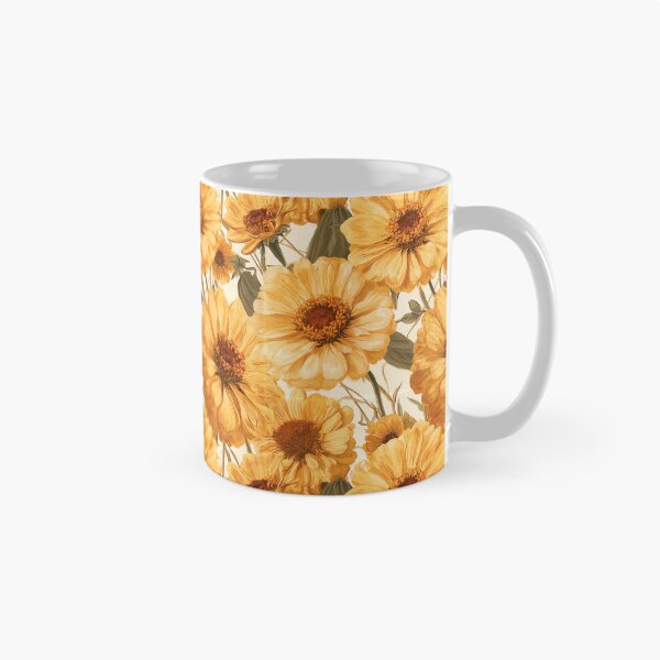Item preview, Stunning Zinnia Print  - Birthday Flower Pattern - Best Friend Gifts designed and sold by RoyalStarsPatts.