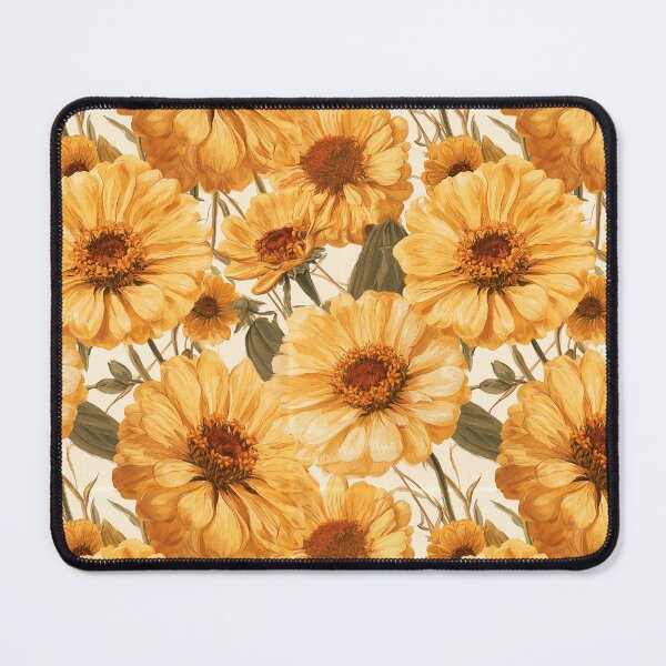 Item preview, Stunning Zinnia Print - Birthday Flower Pattern - Best Friend Gifts designed and sold by RoyalStarsPatts.