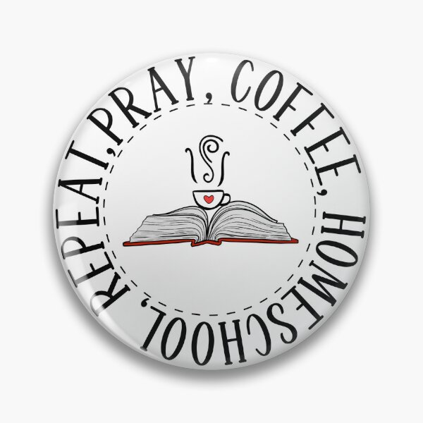 Artikelvorschau, Beten, Kaffee, Homeschooling, Wiederholung 3 entworfen und verkauft von FamilyCurios.