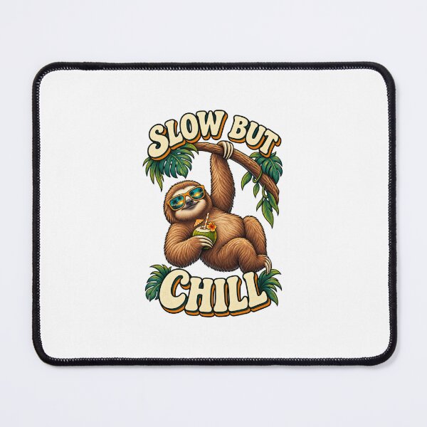 Item preview, Slow but Chill Tropical Sloth designed and sold by Kimberly Palmer.