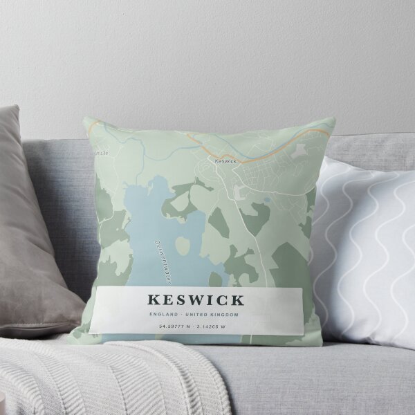 Item preview, Keswick Map Poster - Nordic Full Bleed designed and sold by Patterned by Pixels.