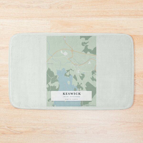 Item preview, Keswick Map Poster - Nordic Full Bleed designed and sold by Patterned by Pixels.