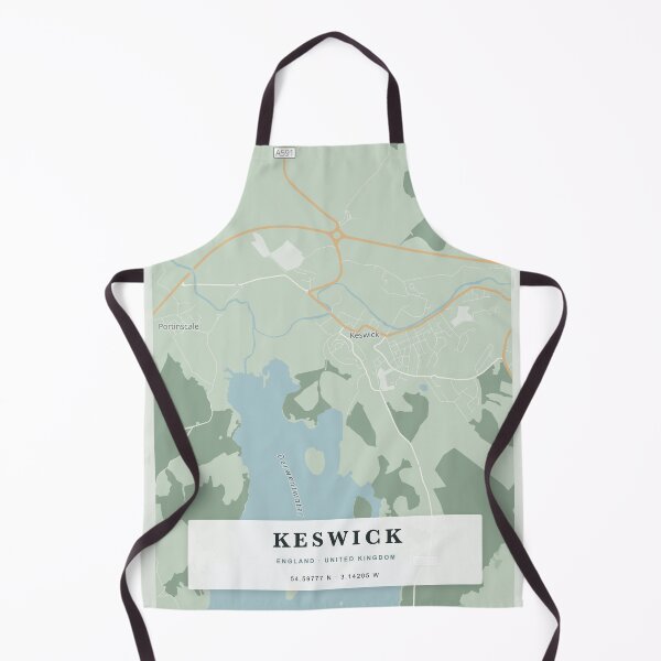 Item preview, Keswick Map Poster - Nordic Full Bleed designed and sold by Patterned by Pixels.