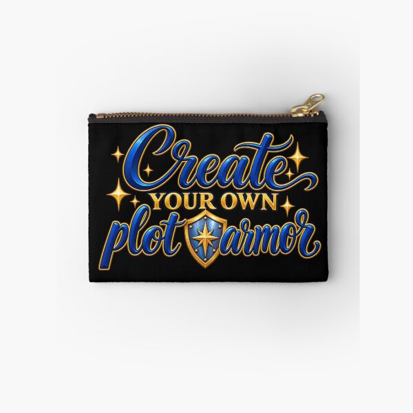 Item preview, Create Your Own Plot Armor – Motivational Geek Quote designed and sold by RaulWeirdAndFun.