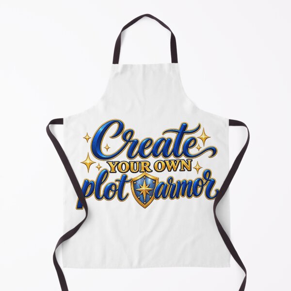 Item preview, Create Your Own Plot Armor – Motivational Geek Quote designed and sold by RaulWeirdAndFun.