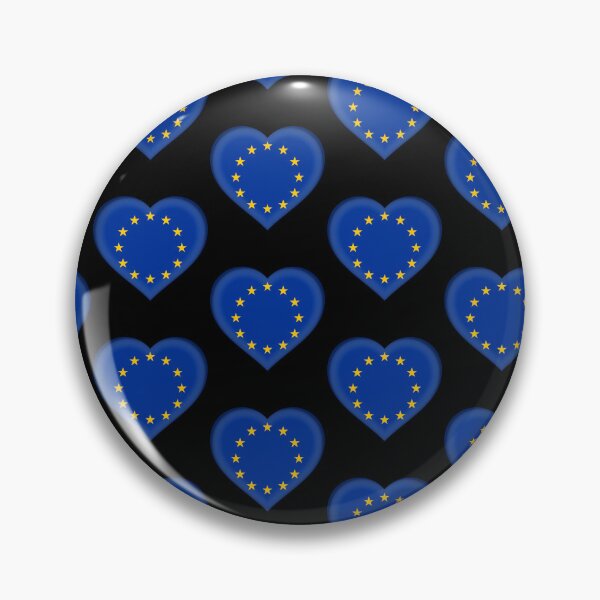 Item preview, European Flag Heart 3D EU Union Love Gift Design designed and sold by yazdogs.