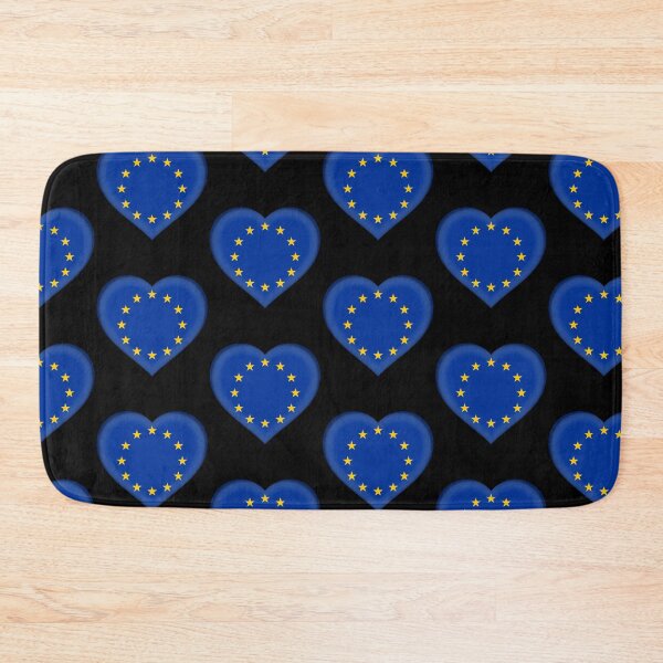 Item preview, European Flag Heart 3D EU Union Love Gift Design designed and sold by yazdogs.
