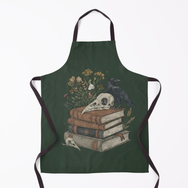 Item preview, "Ammeluk Raven & Skull Dark Academia Pattern" designed and sold by Ammeluk.