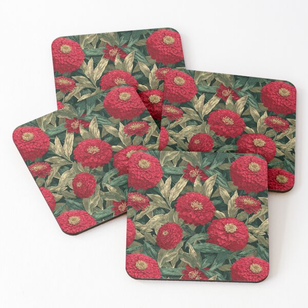 Item preview, Elegant Zinnia Floral  - Botanical Garden Pattern - Best Gifts For Women designed and sold by RoyalStarsPatts.