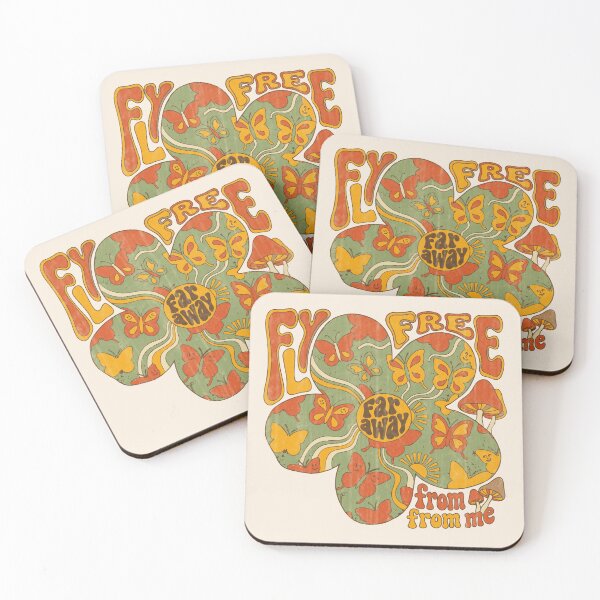 Item preview, Fly Free (Far Away From Me) Sarcastic Retro 70s Flower designed and sold by Shyla Marsare.