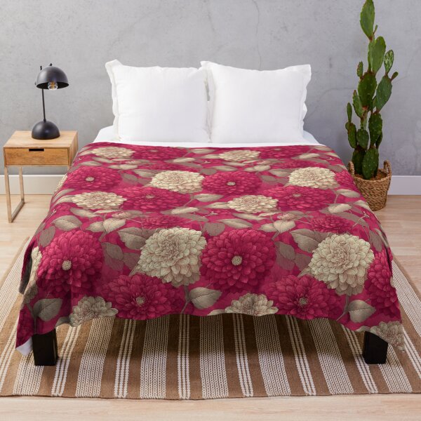 Item preview, Cute Zinnia Print - Botanical Garden Pattern - Best Gifts For Mom designed and sold by RoyalStarsPatts.