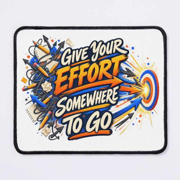 Item preview, Give Your Effort Somewhere to Go designed and sold by Mosslume Studio.