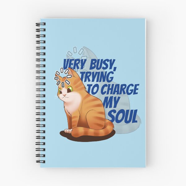 Item preview, Cat Very busy trying to charge my soul designed and sold by PoddighiArt.