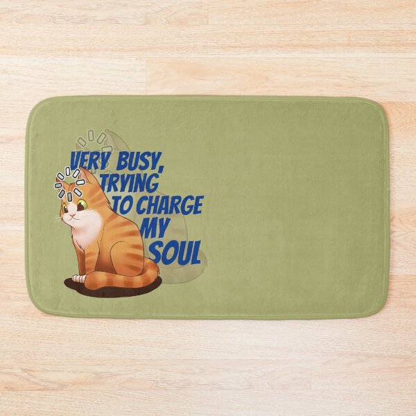 Item preview, Cat Very busy trying to charge my soul designed and sold by PoddighiArt.