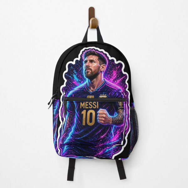 Item preview, Neon Football Captain Number 10 Cosmic Portrait designed and sold by ExploreAura Studio.