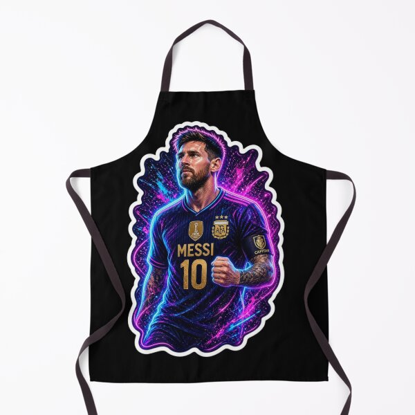 Item preview, Neon Football Captain Number 10 Cosmic Portrait designed and sold by ExploreAura Studio.