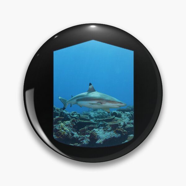 Item preview, Blacktip Reef Shark Organic Shape * Yap Vertigo Design |  designed and sold by Photo & Design Ute Niemann.