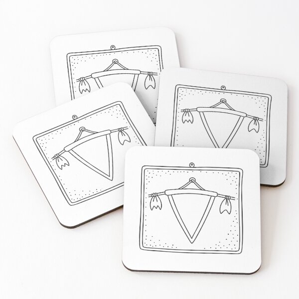 Item preview, A varsity pennant pinned onto a cork board in hand drawn style designed and sold by rasagamastore.