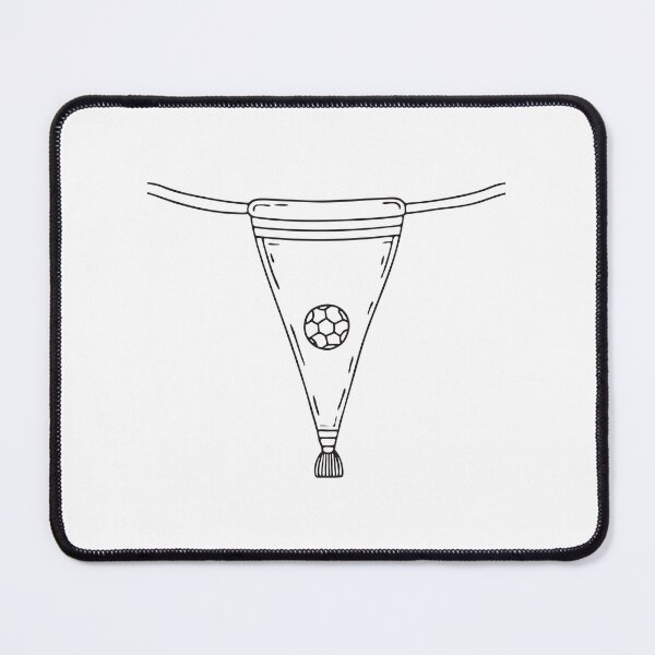 Item preview, A varsity pennant with bold lettering in doodle illustration designed and sold by rasagamastore.