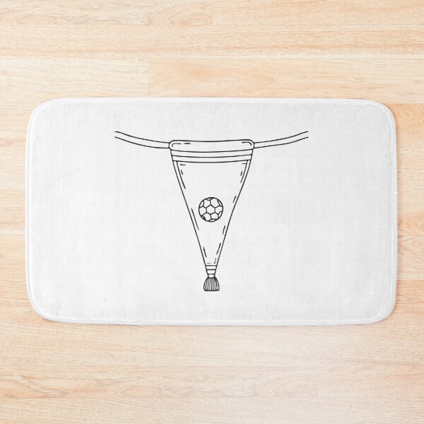 Item preview, A varsity pennant with bold lettering in doodle illustration designed and sold by rasagamastore.
