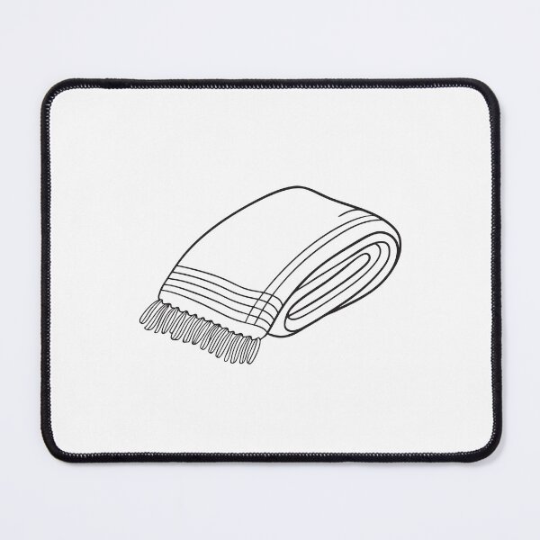 Item preview, A varsity scarf folded neatly in hand drawn sketch style designed and sold by rasagamastore.