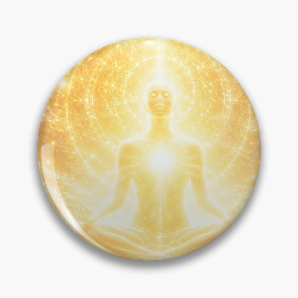 Item preview, Golden Light Consciousness – Divine Cosmic Meditation Art designed and sold by CosmixT.