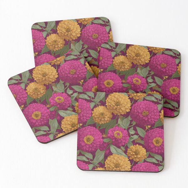 Item preview, Trendy Zinnia Flower  - Flower Bouquet Pattern - Birthday Gift For Wife designed and sold by RoyalStarsPatts.
