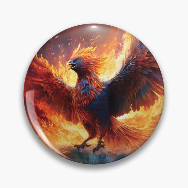 Item preview, Epic Phoenix Rising from Fire Ocean designed and sold by MDKey DESIGN.