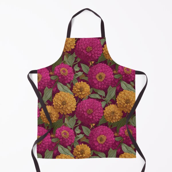 Item preview, Trendy Zinnia Flower  - Flower Bouquet Pattern - Birthday Gift For Wife designed and sold by RoyalStarsPatts.